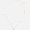 Marc Jacobs The Medallion Gold-Tone, Resin and Crystal Necklace - Image 1