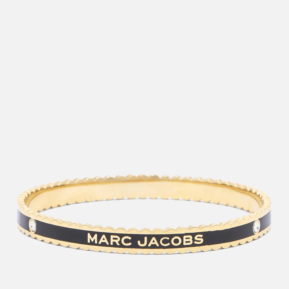 Marc Jacobs The Medallion Gold-Plated, Resin and Crystal Bracelet Image 1
