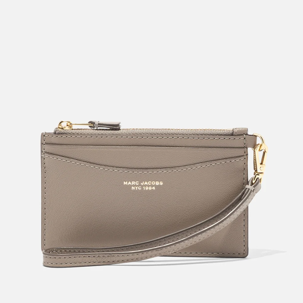 Marc Jacobs The Top Zip Wristlet Leather Wallet Image 1