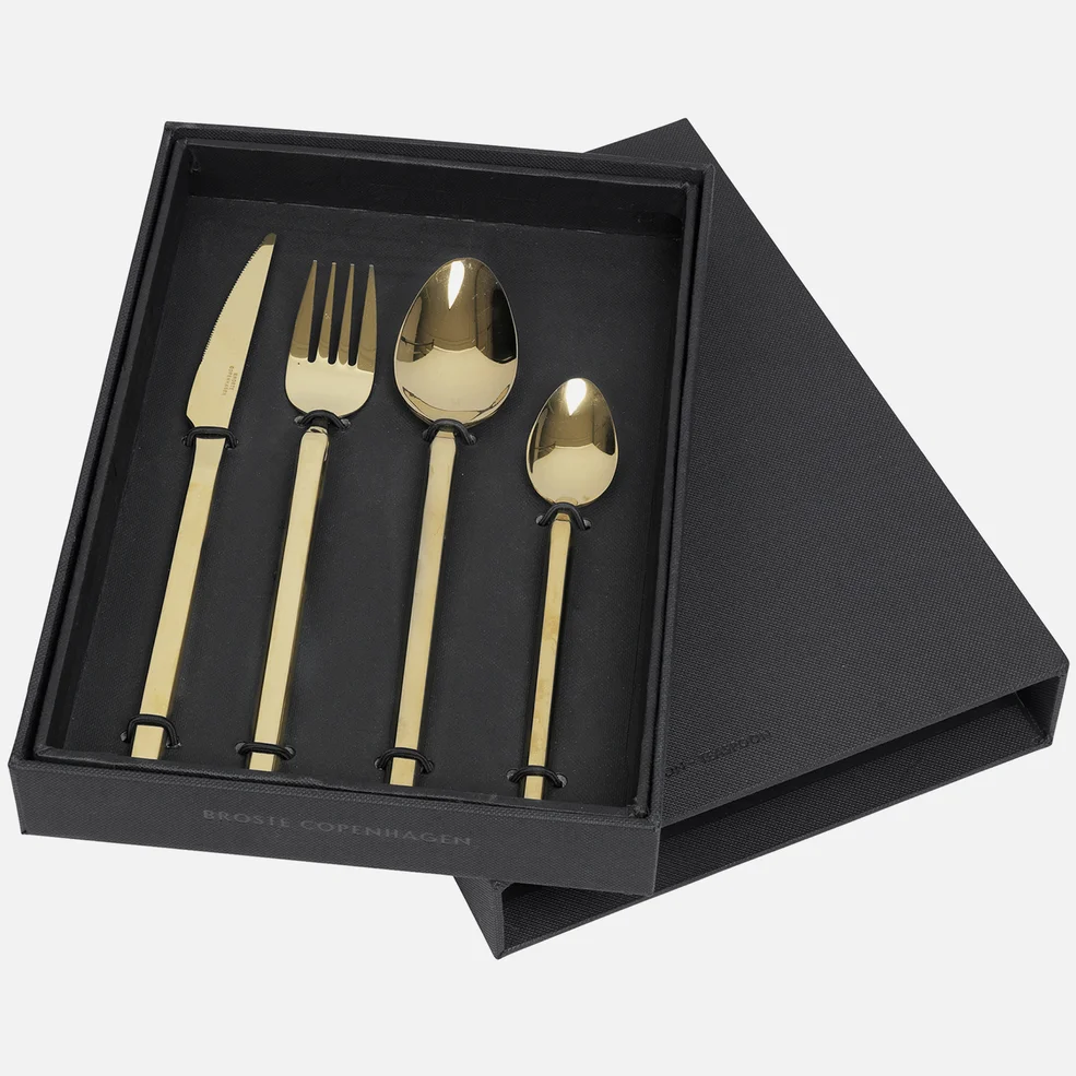 Broste Copenhagen Tvis Cutlery - Set of 4 - Rose Gold Image 1