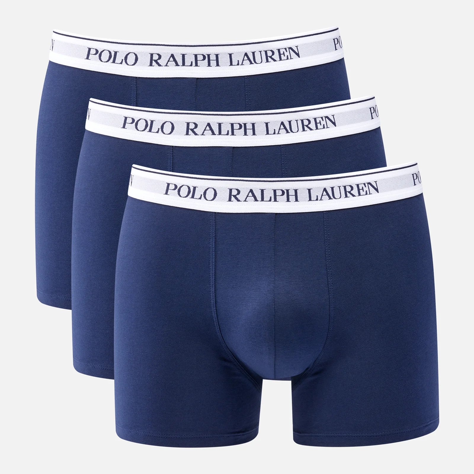 Polo Ralph Lauren Logo Waistband Cotton Boxer Trunks 3-Pack Image 1