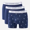 Polo Ralph Lauren Three-Pack Cotton-Blend Boxer Shorts - Image 1