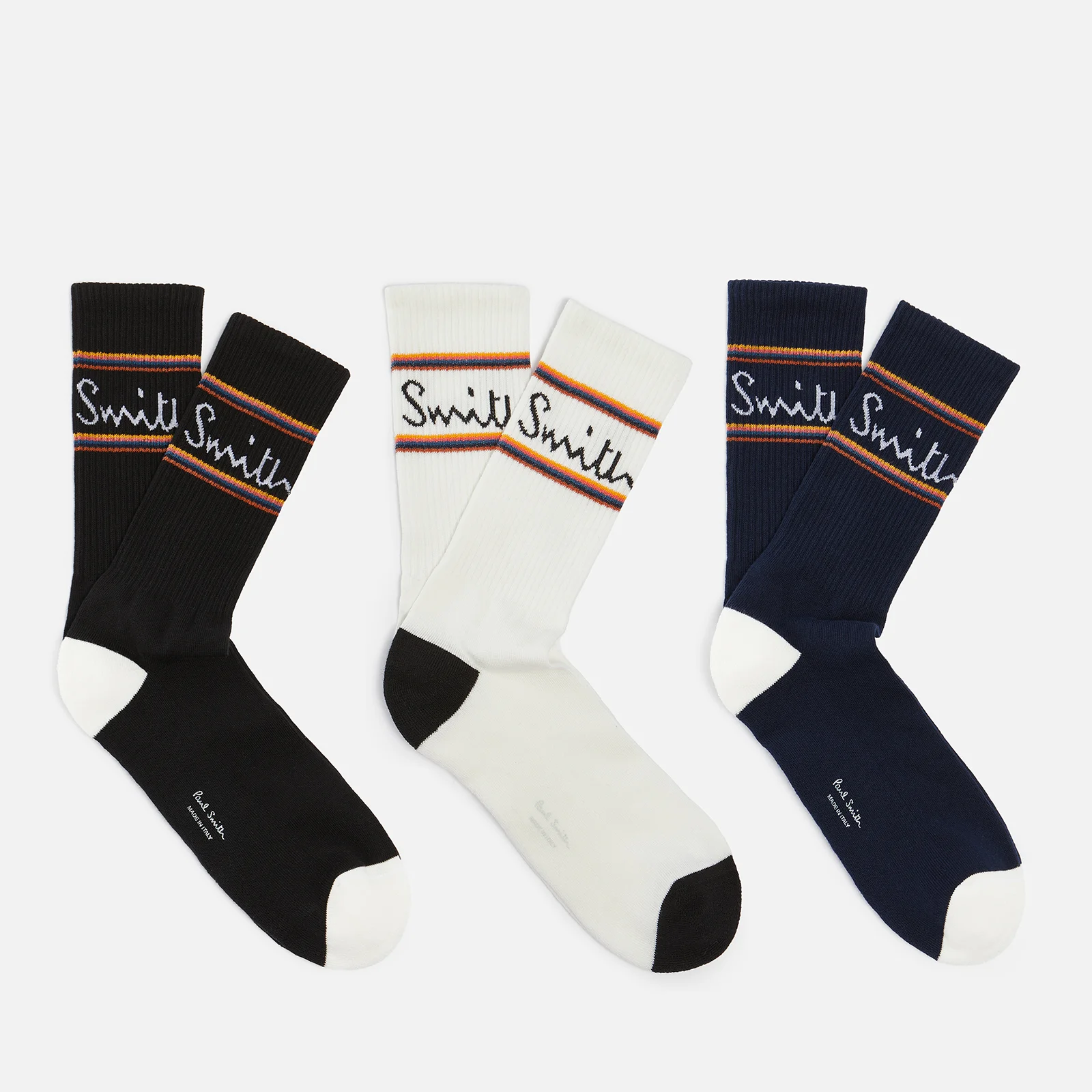 PS Paul Smith Three-Pack Cotton-Blend Socks Image 1