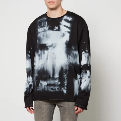 Balmain X-Ray Printed Cotton-Jersey Sweatshirt