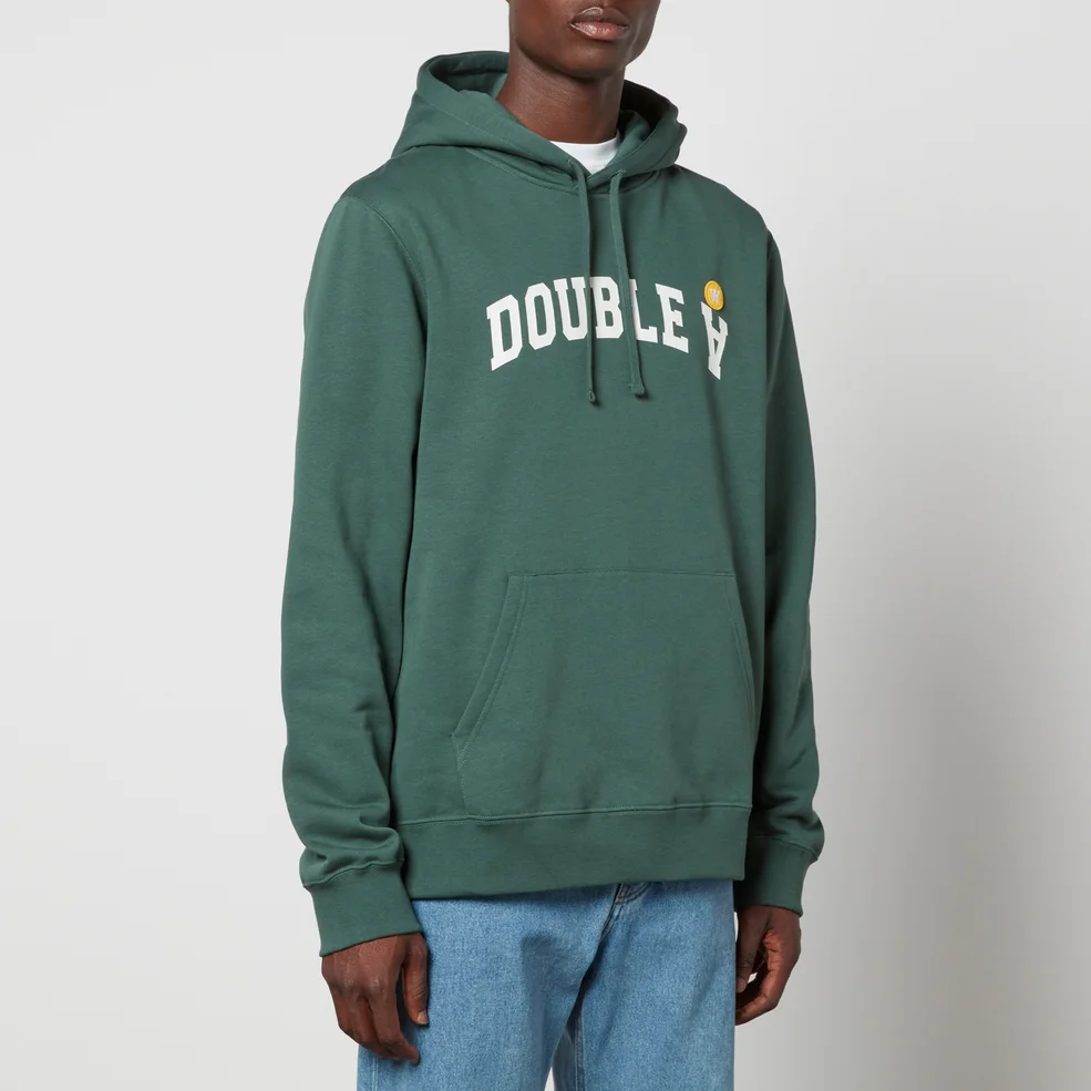Wood Wood Men's Ian Arch Hoodie - Forest Green Image 1