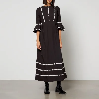 Batsheva Marina Cotton-Poplin Dress