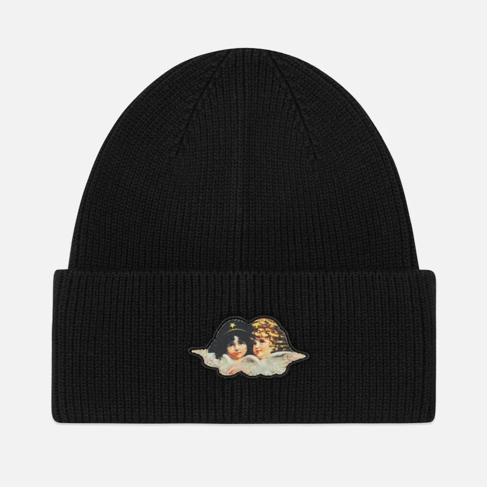 Fiorucci Angels Ribbed Cotton Beanie Image 1