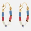 Isabel Marant Gold-Tone Enamel Hoop Earrings - Image 1