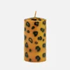 anna + nina Small Leopard Print Pillar Candle - Image 1