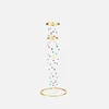 anna + nina Confetti Glass Candle Holder - Image 1