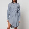 Isabel Marant Étoile Seen Striped Cotton Shirt Dress - Image 1