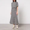 Marant Etoile Ansley Satin Midi Dress - Image 1