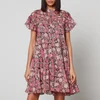 Marant Etoile Lanikaye Floral Cotton-Chiffon Mini Dress - Image 1