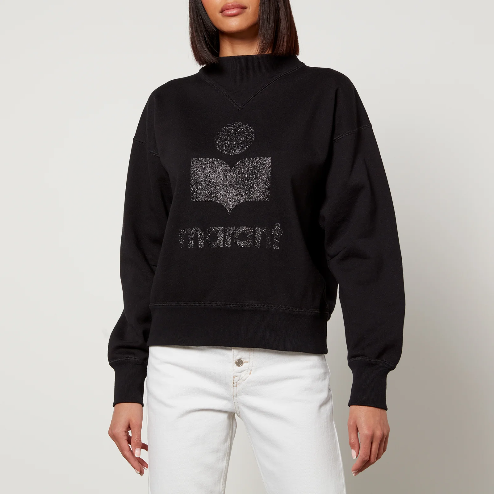 Marant Etoile Moby Logo Cotton-Blend Sweatshirt Image 1