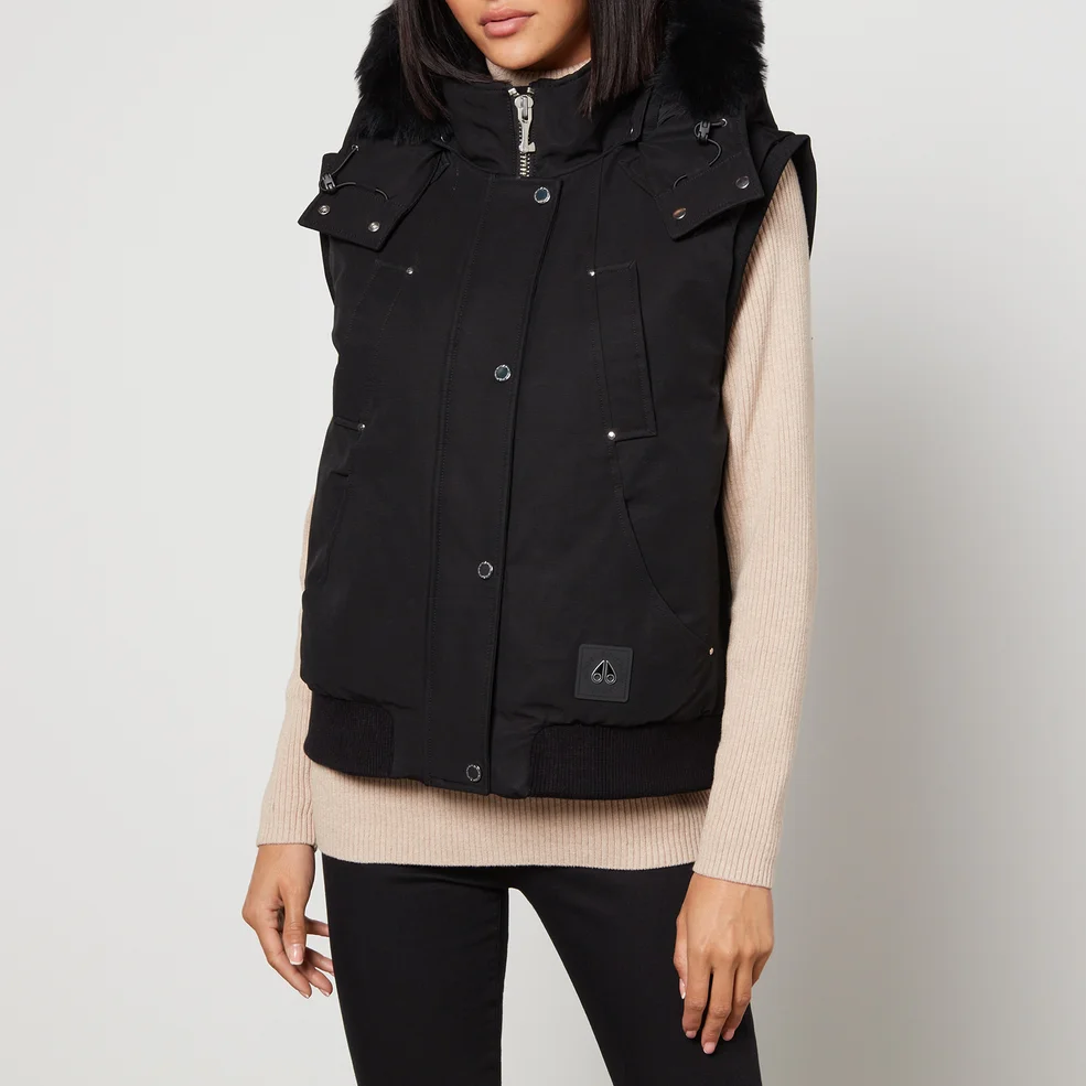 Moose Knuckles Liberty Shell and Shearling Gilet Image 1
