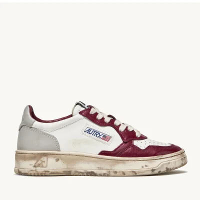 Autry Medalist Super Vintage Leather Trainers