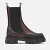 Ganni Mid-Rise Leather Chelsea Boots - Image 1