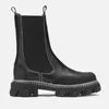 Ganni Mid-Rise Leather Chelsea Boots - Image 1