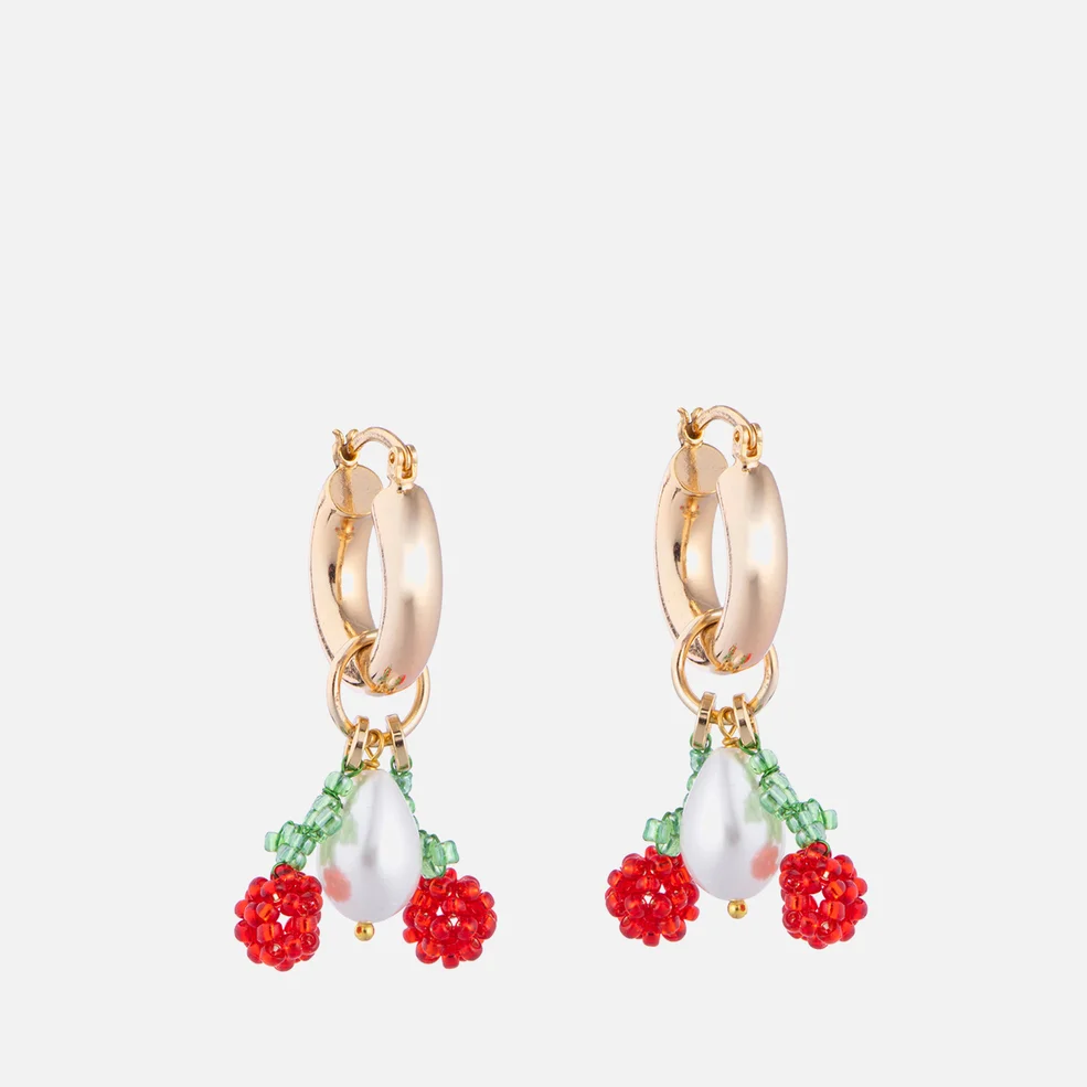 Shrimps Jagger Gold-Tone, Faux Pearl and Bead Earrings Image 1