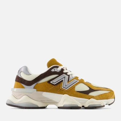 New Balance Men's 9060 Leather, Suede and Mesh Trainers