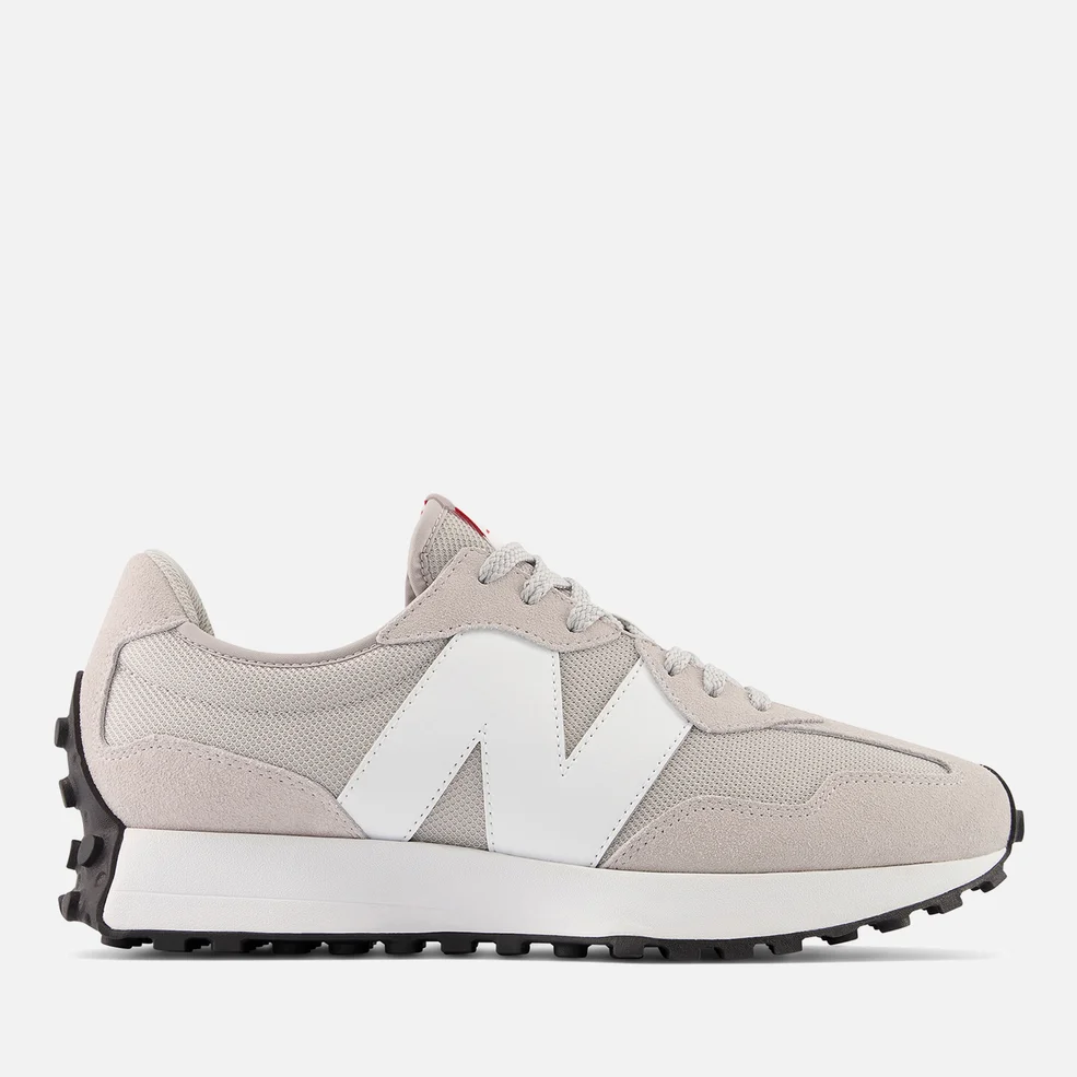 New Balance 327 Mesh and Suede Trainers Image 1