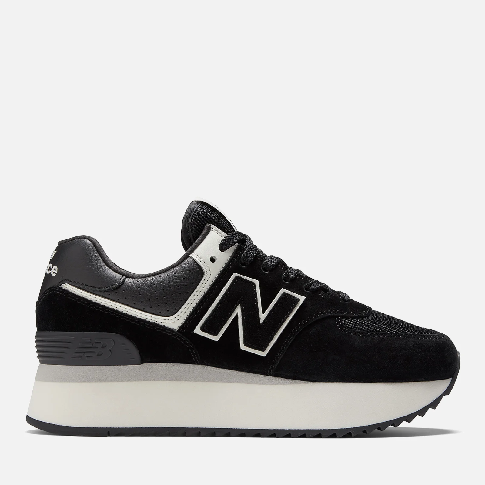 New Balance Women's 574 Suede, Leather and Mesh Trainers Image 1