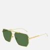 Bottega Veneta Aviator-Style Metal Sunglasses - Image 1