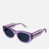 Gucci Nouvelle Acetate Rectangle-Frame Sunglasses - Image 1