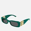 Balenciaga Acetate Dynasty Everyday Rectangular Sunglasses - Image 1