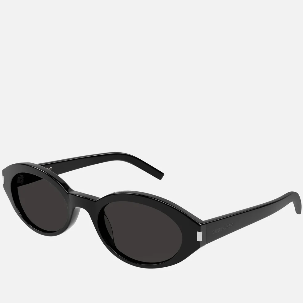Saint Laurent Feminine Oval Acetate Sunglasses Image 1