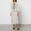 Naya Rea Emma Polka-Dot Canvas Midi Dress - Image 1