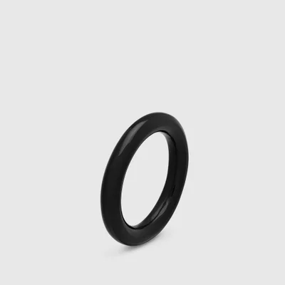 Tom Wood Cage Band Onyx Ring