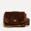 Coach Pillow Madison 18 Quilted Shearling Shoulder Bag - Image 1