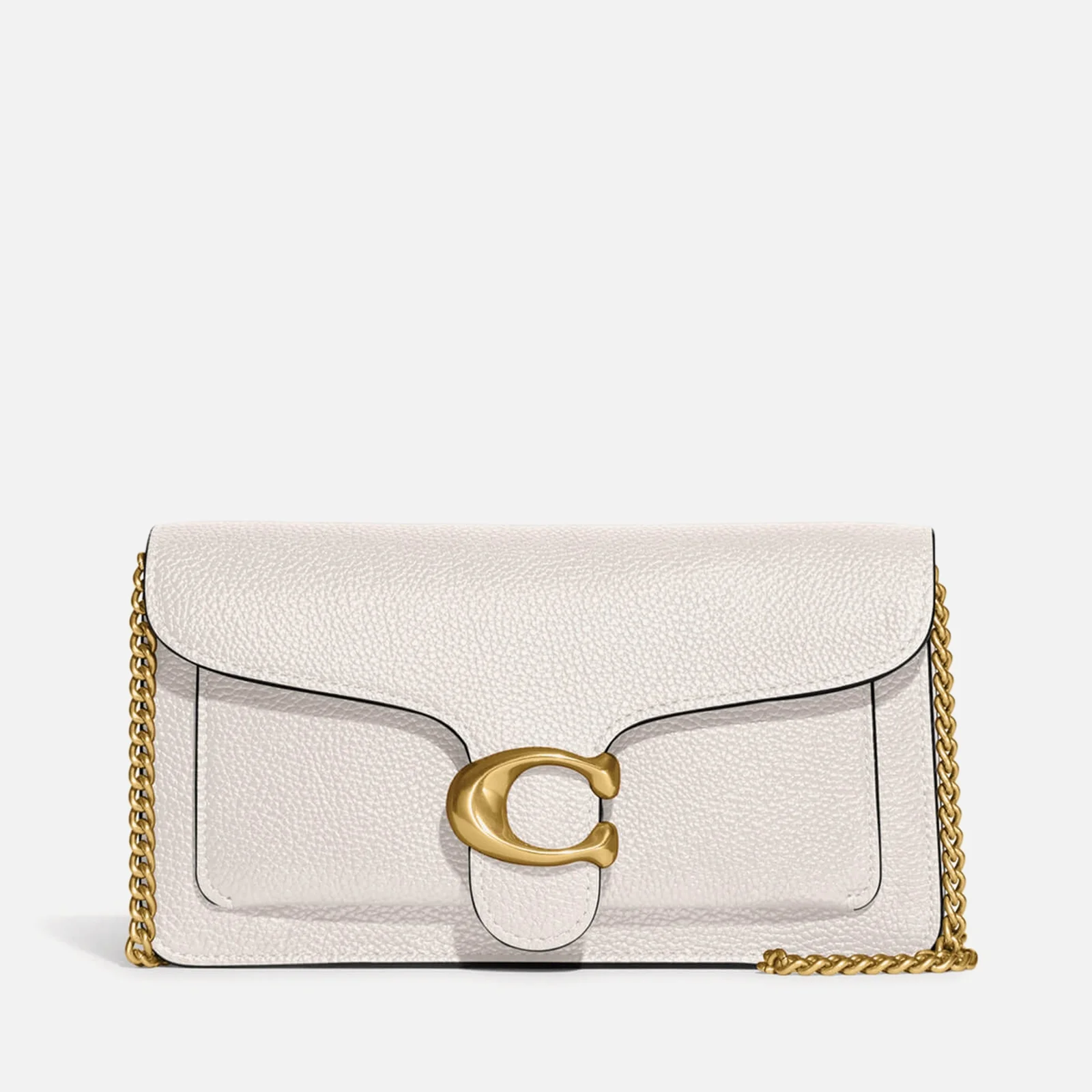 Coach Tabby Chain Leather Clutch Bag Image 1