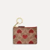 Coach Heart Monogram Leather and Coated Canvas Cardholder - Image 1