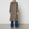 RIXO Milly Leopard-Print Faux Fur Coat - Image 1