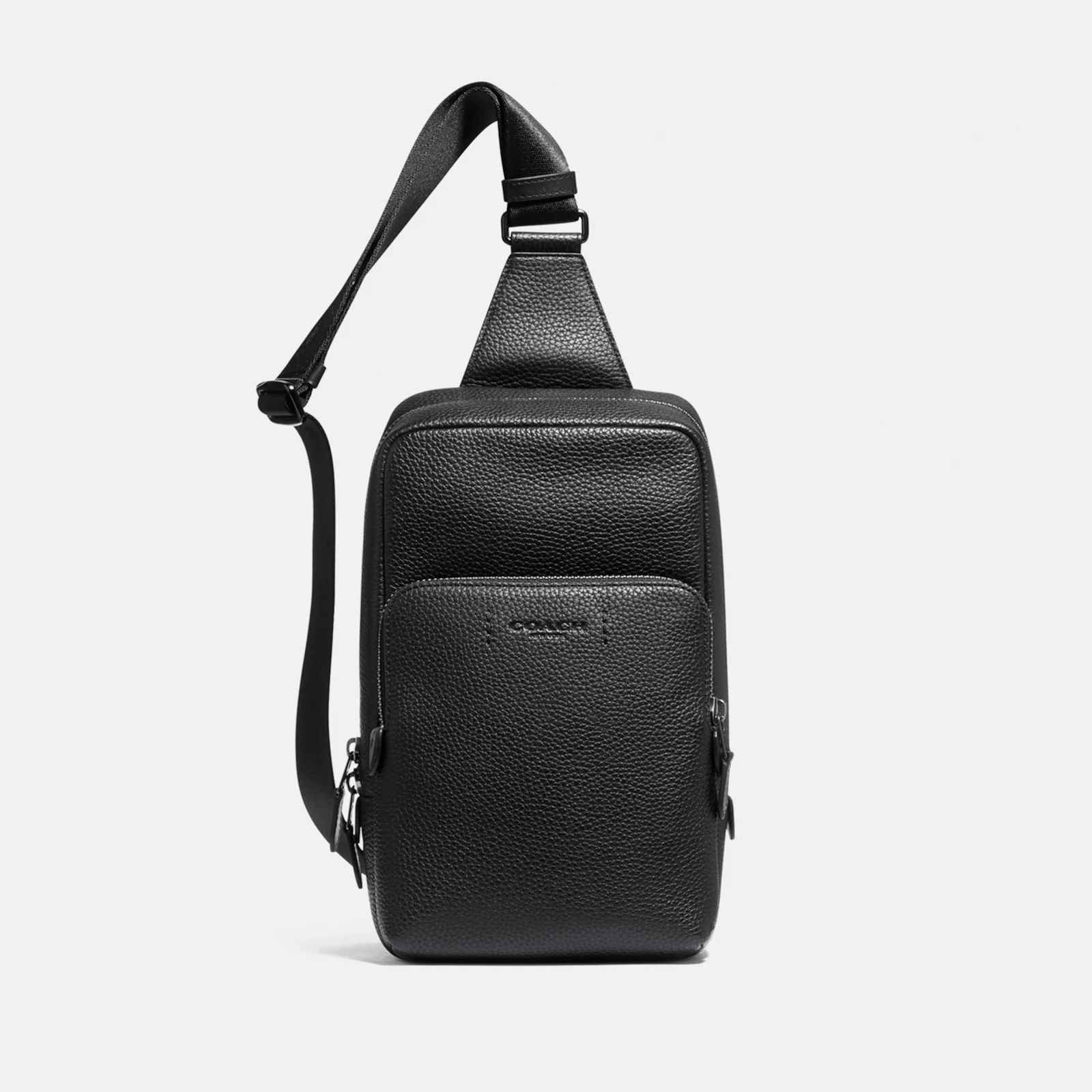 Coach Gotham Pebble Leather Backpack Image 1