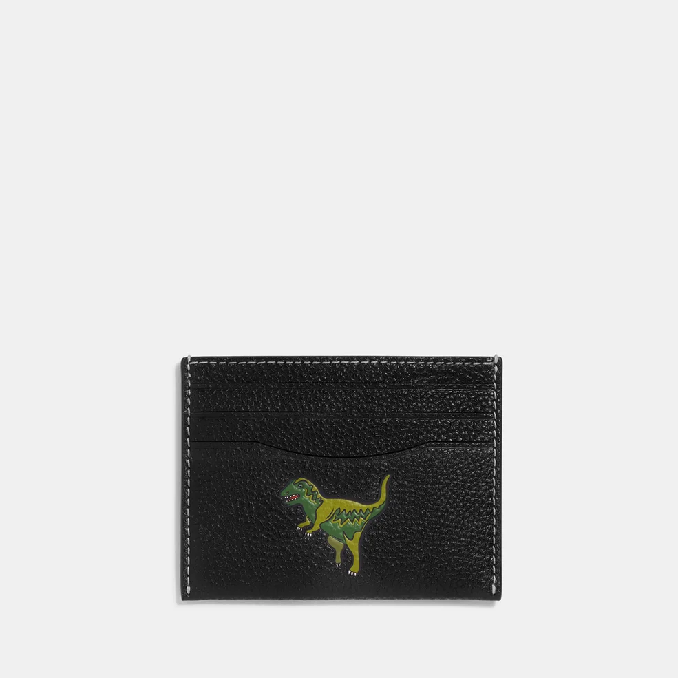 Coach Rexy Flat Pebbled Leather Cardholder Image 1