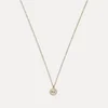 Coach C Multi Gold Plated Crystal and Faux Pearl Necklace - Image 1