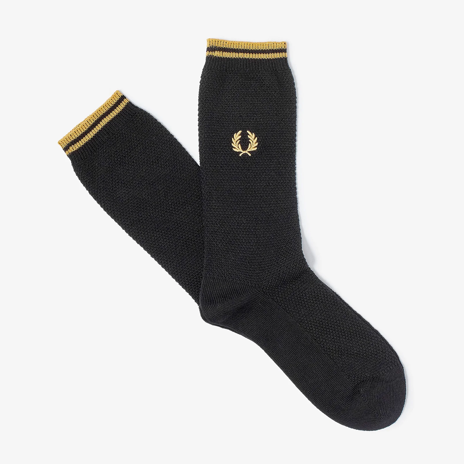 Fred Perry Contrast-Tipped Cotton-Blend Socks Image 1