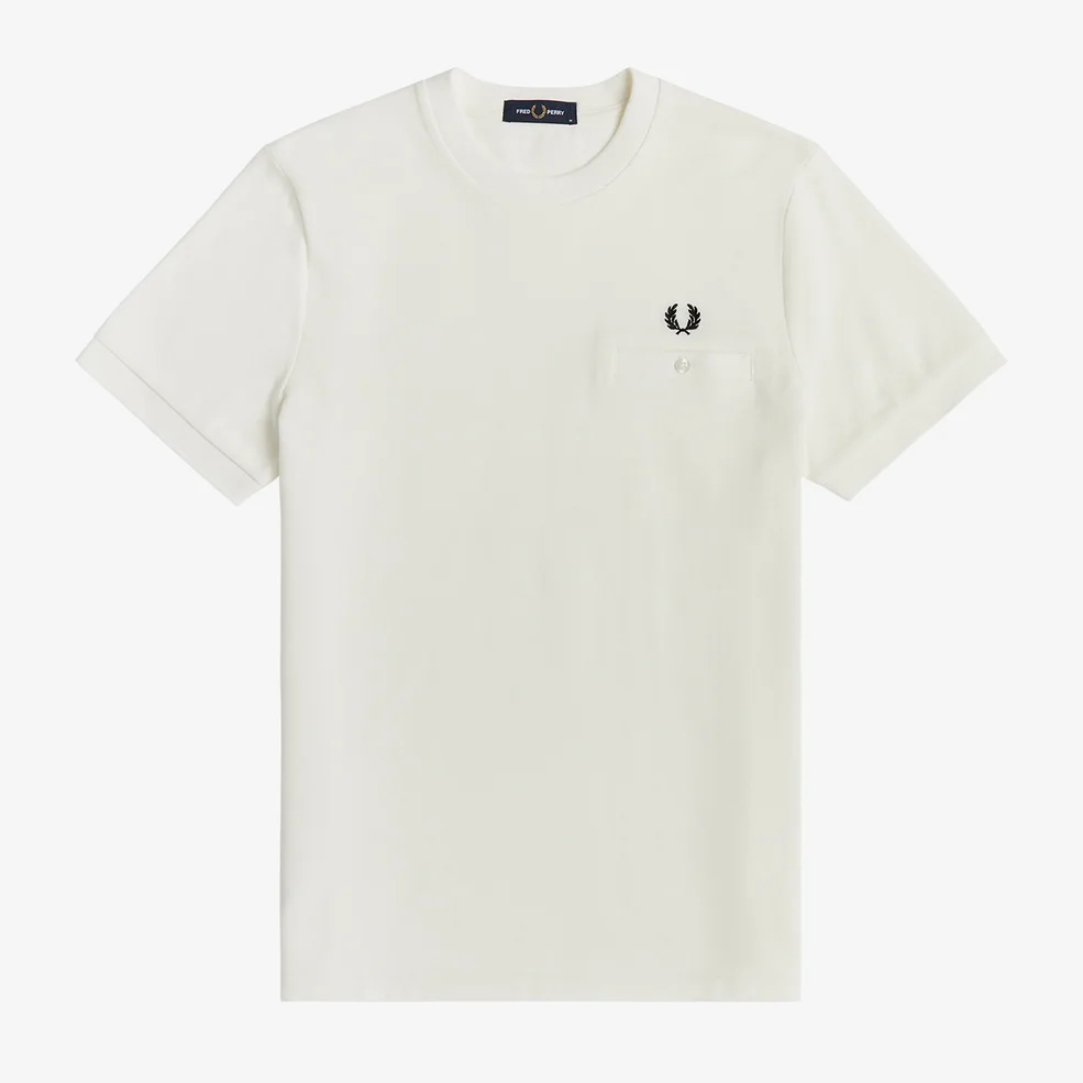 Fred Perry Logo-Embroidered Cotton T-Shirt Image 1