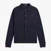 Fred Perry Logo-Embroidered Cotton-Piqué Overshirt - Image 1