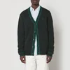 Fred Perry Contrast-Tipped Brushed Knit Cardigan - Image 1