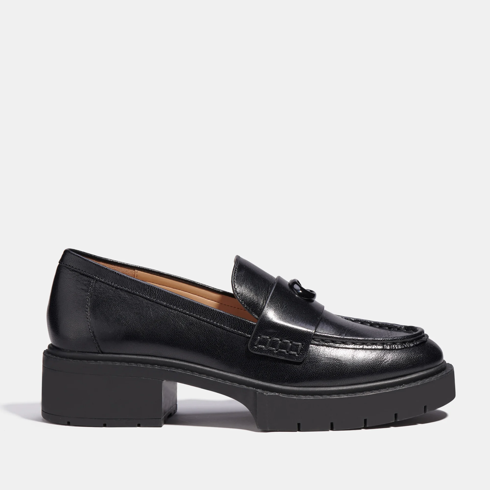 Coach Leah Leather Loafers - UK 4 Image 1