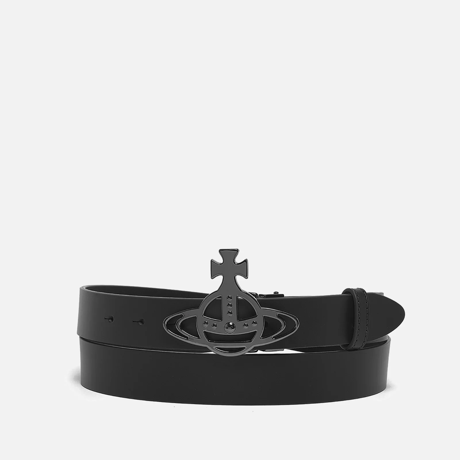 Vivienne Westwood Line Orb Logo-Embellishment Leather Belt Image 1