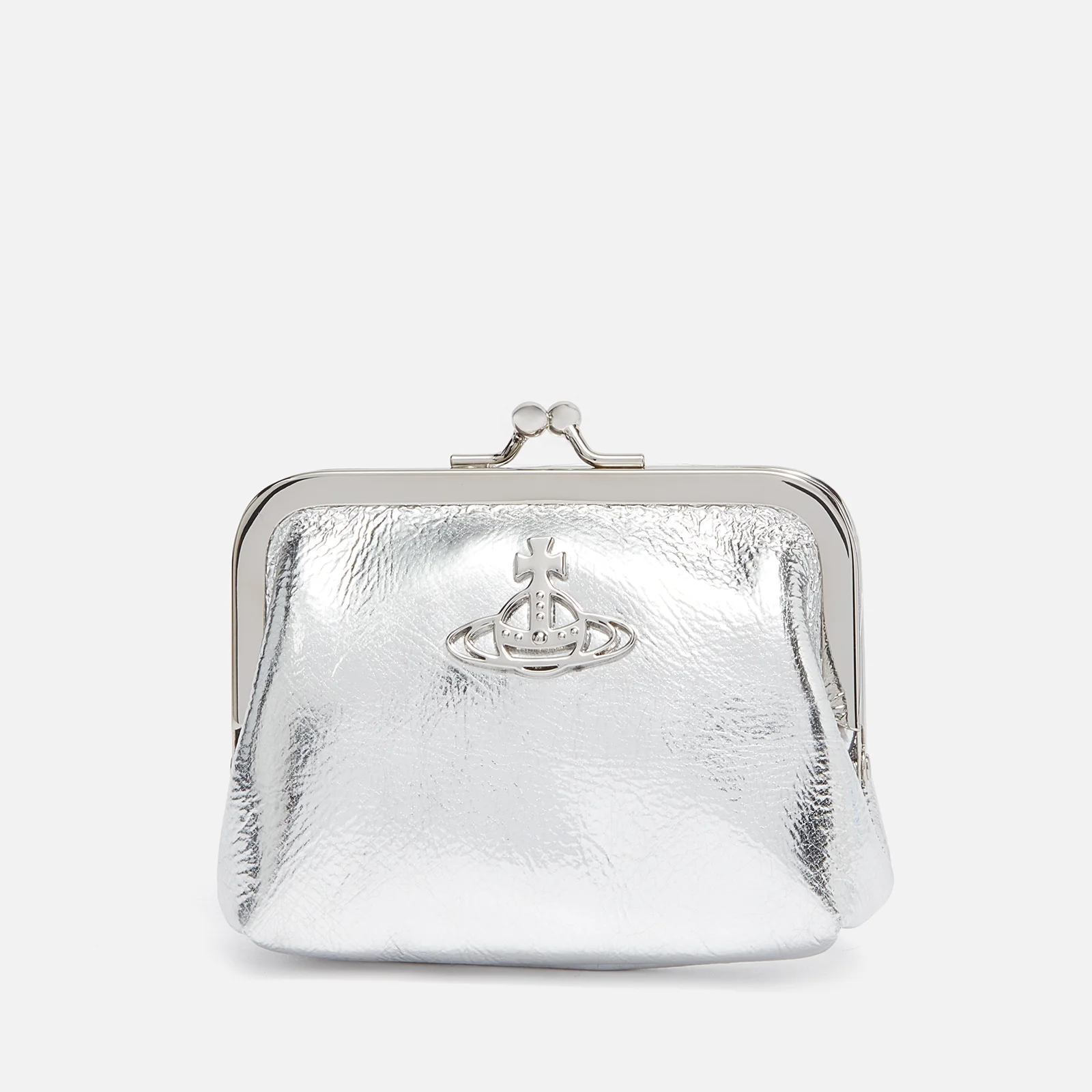 Vivienne Westwood Frame Metallic Faux Leather Coin Purse Image 1