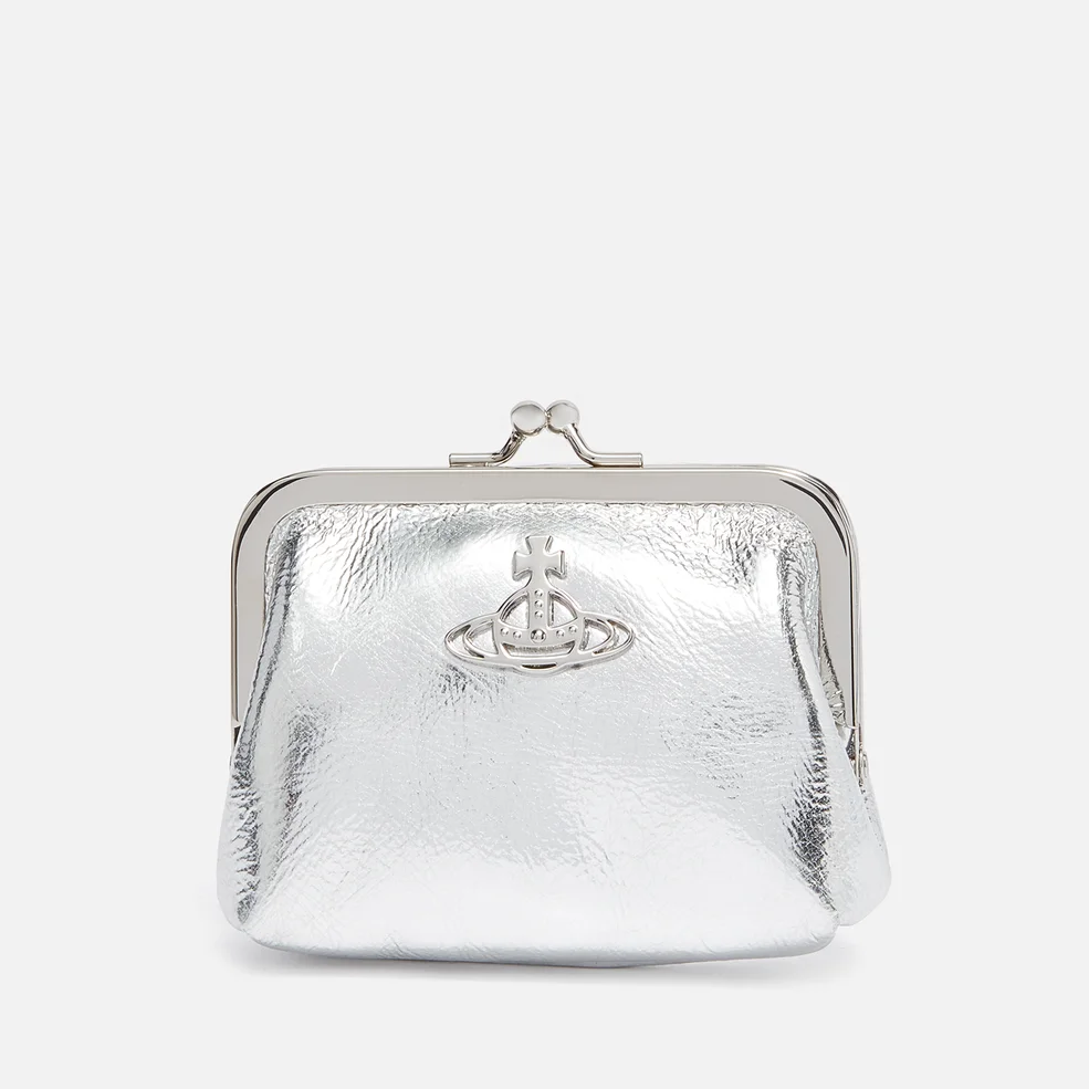 Vivienne Westwood Frame Metallic Faux Leather Coin Purse Image 1