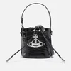 Vivienne Westwood Daisy Drawstring Croc-Effect Leather Bag - Image 1