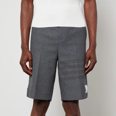 Thom Browne 4-Bar Cotton-Twill Bermuda Shorts