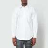 Thom Browne Floral-Embroidered Cotton-Poplin Shirt - Image 1